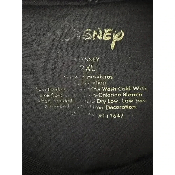 Disney Mickey Mouse Starry Night T-Shirt Blue Short Sleeve Size 2XL - Picture 3 of 3